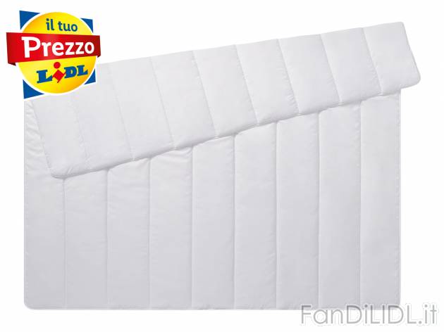 Piumino matrimoniale Meradiso, prezzo 22.99 &#8364; 
Imbottitura realizzata ...