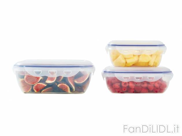 Set contenitori salvafreschezza , prezzo 5.99 &#8364; per Al set 
- Coperchio ...