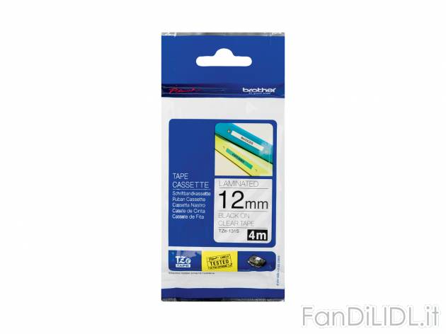 Nastro di ricambio per etichettatrice Brother, prezzo 8.99 &#8364;  

Caratteristiche