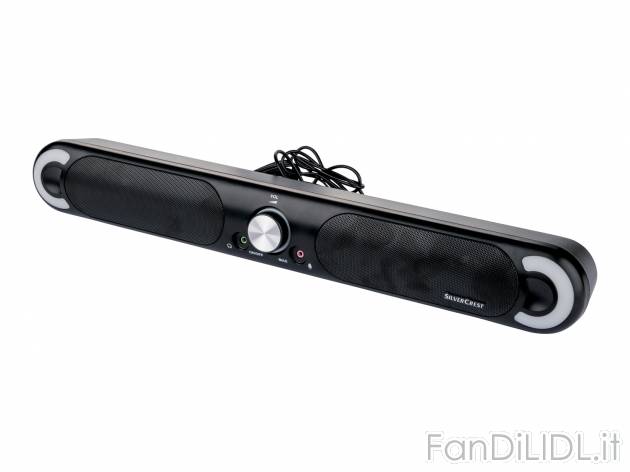 Altoparlante Soundbar Silvercrest, prezzo 24.99 &#8364; 
- Con attacco per microfono ...