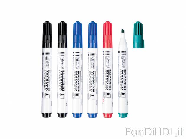 Marcatore indelebile United Office, prezzo 1.79 &#8364;  
6 pezzi
Caratteristiche