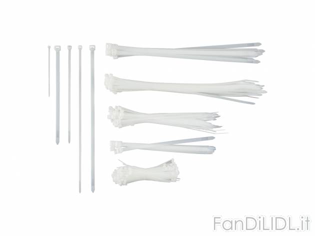 Set fascette fermacavo Parkside, prezzo 2.99 &#8364; 
251 pezzi
Caratteristiche

- ...