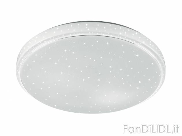 Lampada LED da soffitto Livarno Lux, prezzo 39.99 &#8364; 
- Con effetto cielo ...