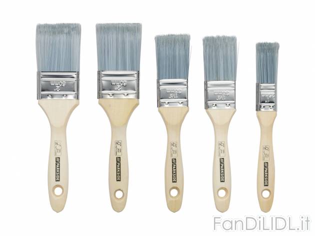 Set pennelli Parkside, prezzo 2.99 €  
5 pezzi
Caratteristiche
