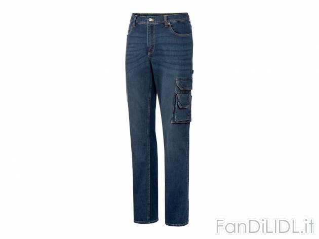 Pantaloni in Jeans da lavoro per uomo Parkside, prezzo 14.99 € 
Misure: 46-56
Taglie ...
