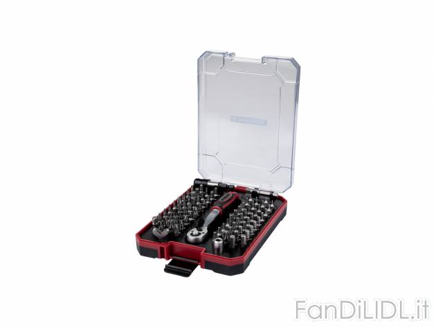 Set cacciavite portainserti a cricco Parkside, prezzo 8.99 &#8364; 
81 pezzi ...