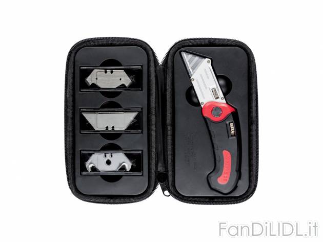 Set taglierino con lame intercambiabili Parkside, prezzo 8.99 &#8364; 
Incluse
- ...