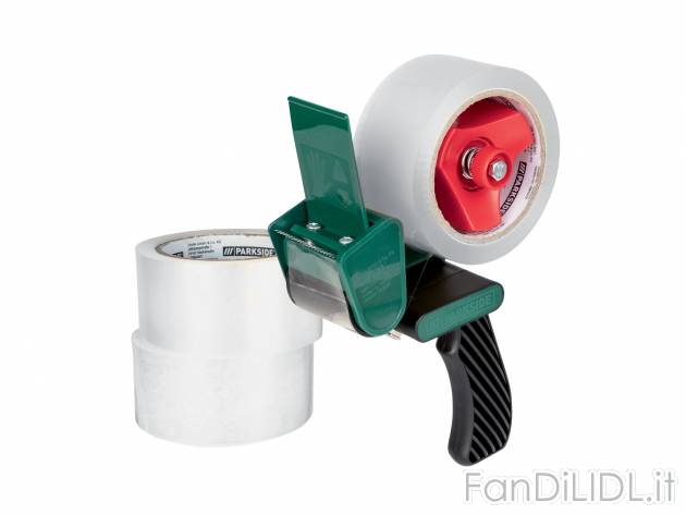 Nastro da pacchi, 6 pezzi o set dispenser Parkside, prezzo 4.99 €  

Caratteristiche