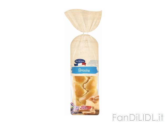 Brioche , prezzo 3.29 EUR  
Brioche    
-  Con uova da galline allevate a terra