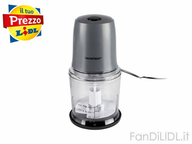 Tritatutto elettrico Silvercrest Kitchen Tools, prezzo 9.99 &#8364; 
- Con pulsante ...