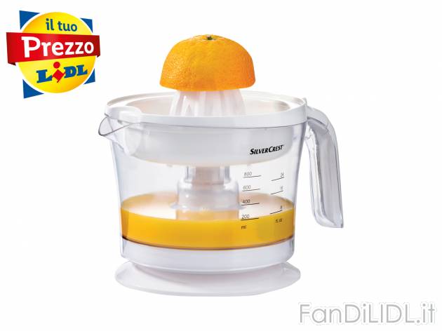Spremiagrumi elettrico Silvercrest Kitchen Tools, prezzo 7.99 &#8364; 
- Accensione/spegnimento ...