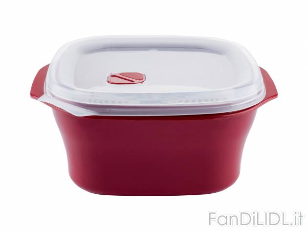 Cuociriso, vaporiera, cuocipancetta o piatto-menù per forno a microonde Ernesto, ...