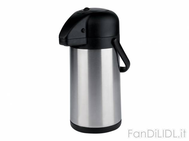 Caraffa termica Ernesto, prezzo 14.99 &#8364; 
2,2 L 
- In acciaio
- Pompa con ...
