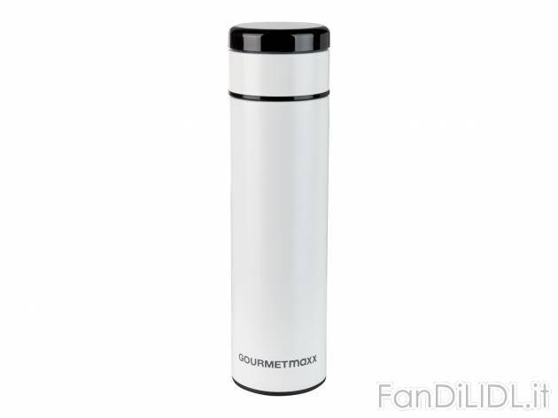 Borraccia termica Gourmetmaxx, prezzo 8.99 &#8364; 
500 ml 
- Display touch ...