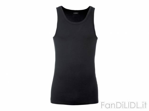 Canotta da uomo Livergy, prezzo 7.99 &#8364; 
3 pezzi - Misure: M-XL 
- In diversi ...