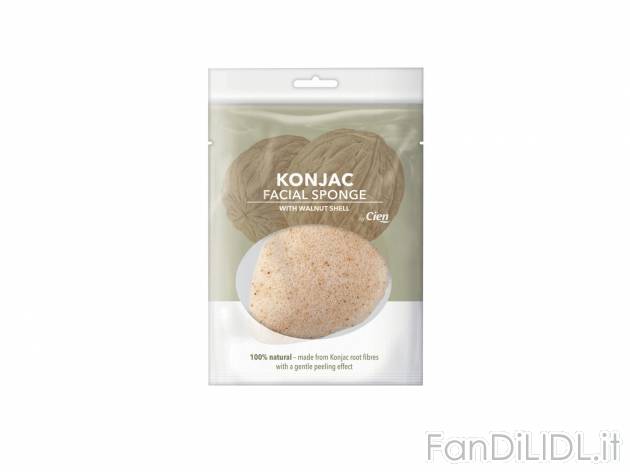 Spugna per il viso , prezzo 1.79 &#8364;  
100% vegetale