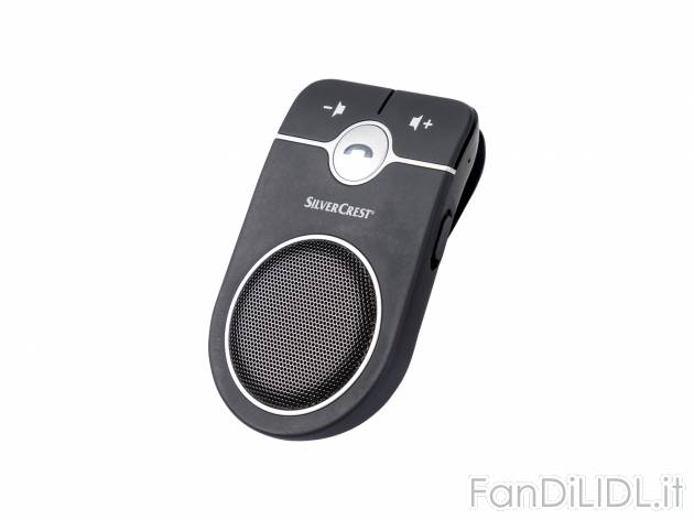 Dispositivo vivavoce Bluetooth Silvercrest, prezzo 17.99 &#8364; 
- Ricarica ...