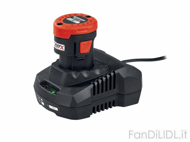 Batteria 2 Ah con caricabatterie Parkside, prezzo 14.99 € 
- Caricabatterie con ...