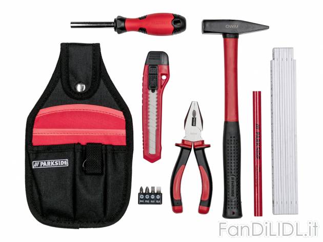 Set attrezzi o set attrezzi per piastrelle Parkside, prezzo 11.99 &#8364; 

Caratteristiche
 ...