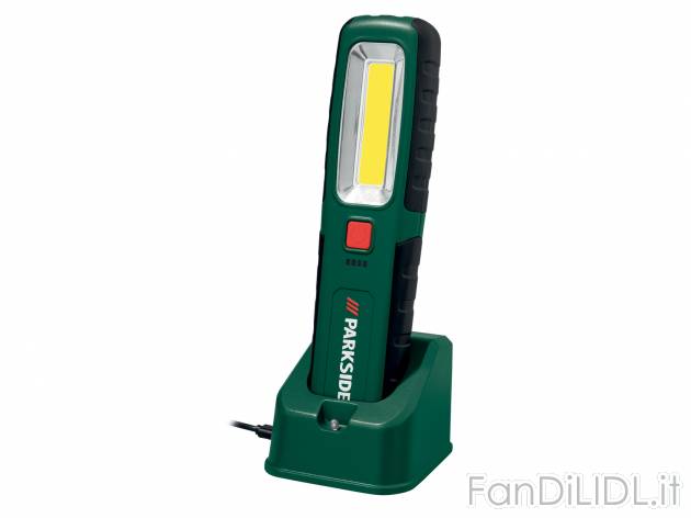 Lampada da lavoro ricaricabile Parkside, prezzo 14.99 &#8364; 
- 3 funzioni ...