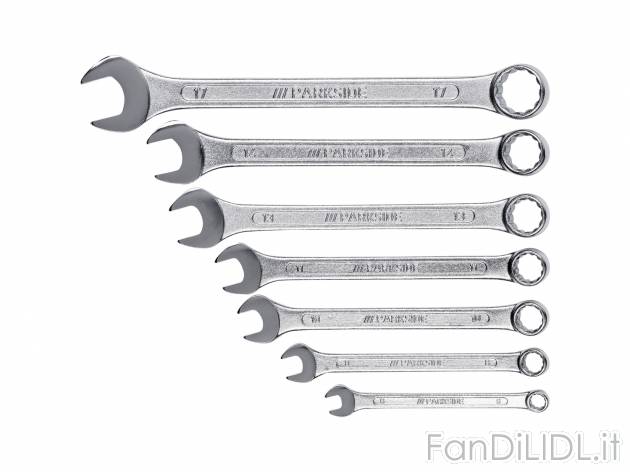 Set chiavi Parkside, prezzo 6.99 &#8364;  

Caratteristiche

- VPA GS