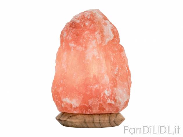 Lampada ai cristalli di sale Livarno Lux, prezzo 11.99 € 
- Lavorata a mano
- ...