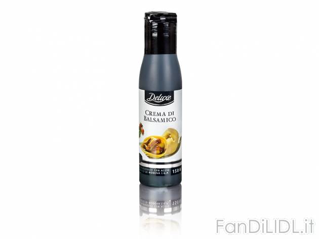 Crema di Aceto Balsamico Deluxe, prezzo 1,49 &#8364; per 150 ml, € 9,93/l ...