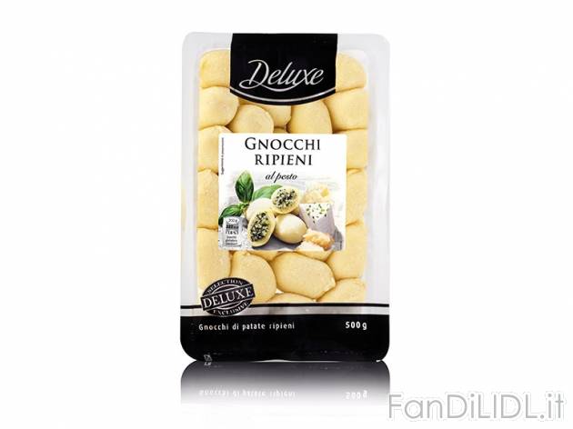 Gnocchi di patate ripiene Deluxe, prezzo 1,49 &#8364; per 500 g, € 2,98/kg ...