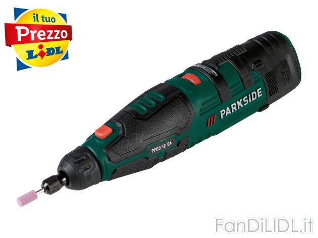 Levigatrice a penna multifunzione ricaricabile Parkside PFBS 12 B4, prezzo 17.99 ...