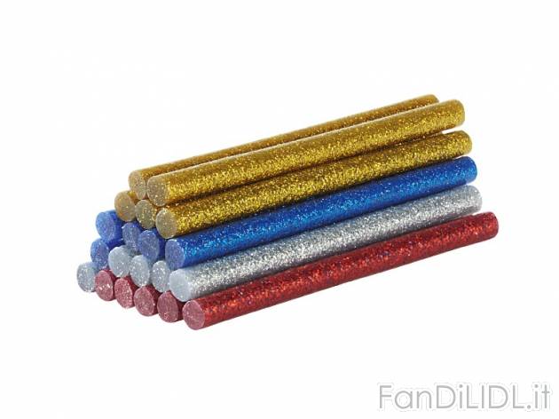 Set cartucce per pistola a caldo, 20 pezzi Parkside, prezzo 1,99 &#8364; per ...