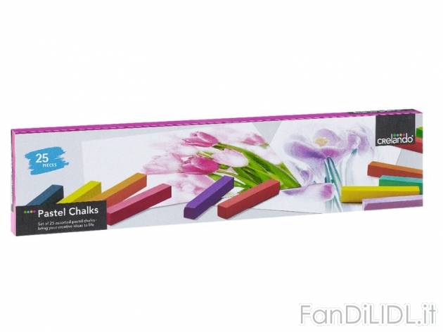 Set colori assortiti, 12 o 25 pezzi , prezzo 2,99 &#8364; per Al set 
- A scelta ...