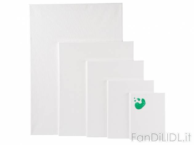 Set tela con telaio a cunei, 5 pezzi , prezzo 9,99 &#8364; per Al set 
- 100 ...