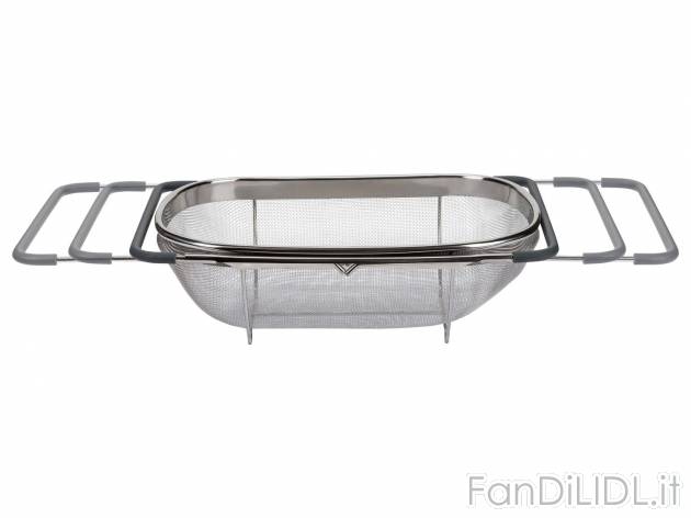 Scolatutto estensibile da lavello Ernesto, prezzo 8.99 &#8364; 
- In acciaio ...