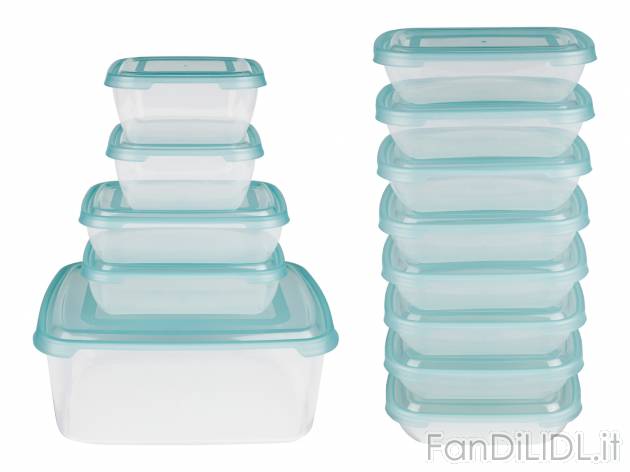 Set contenitori salvafreschezza Ernesto, prezzo 6.99 &#8364; 
13 pezzi 
- 1x ...