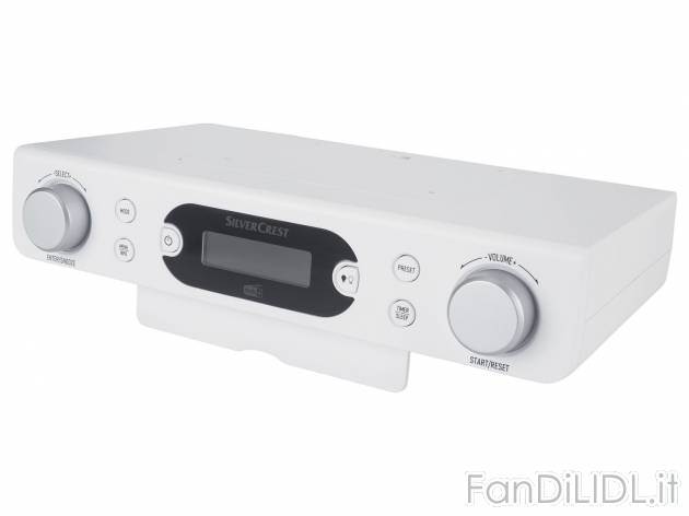 Radio sottopensile da cucina DAB+ Silvercrest, prezzo 24.99 &#8364; 
- 60 spazi ...