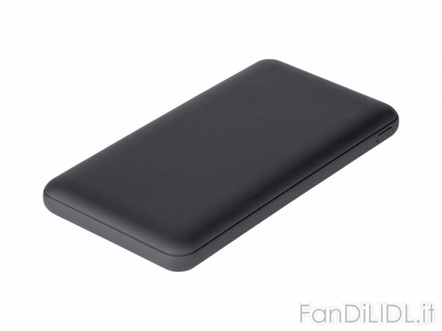 Powerbank Ultraslim 10.000 mAh Silvercrest, prezzo 14.99 &#8364; 
- Porte: USB ...