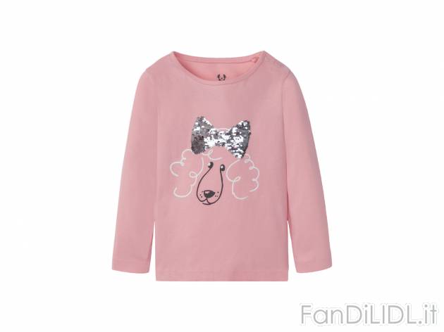 Maglia da bambina Lupilu, prezzo 3.99 &#8364; 
Misure: 1-6 anni 
- Le pailettes ...