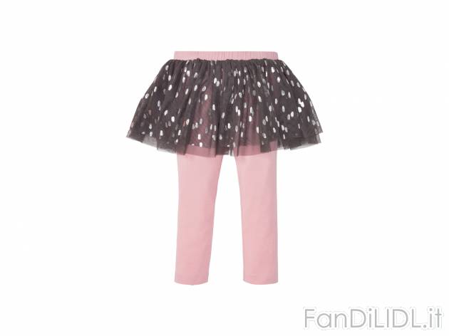 Gonna con leggings da bambina Lupilu, prezzo 4.99 &#8364; 
Misure: 1-6 anni
Taglie ...