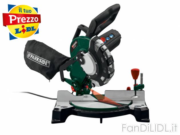Sega circolare per tagli obliqui Parkside, prezzo 59.00 &#8364; 
- Laser per ...