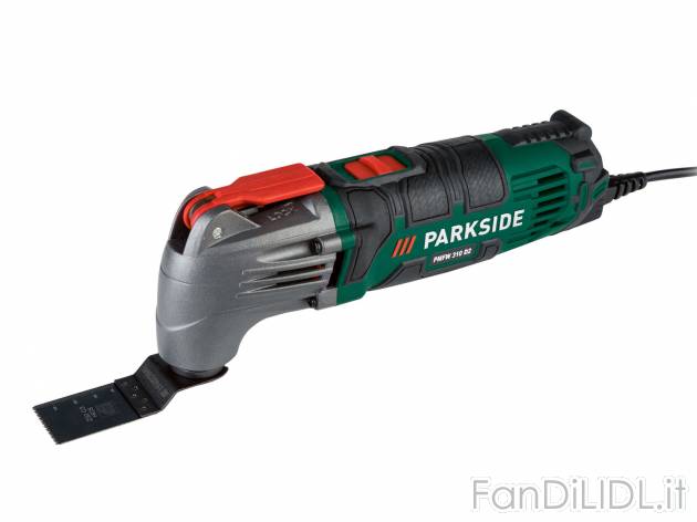 Elettroutensile multiuso Parkside, prezzo 29.99 &#8364; 
- Per segare, tagliare, ...