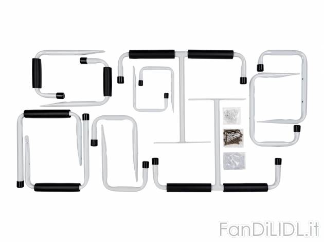 Set ganci multiuso Parkside, prezzo 12.99 &#8364; 
12 pezzi 
- Materiale di ...