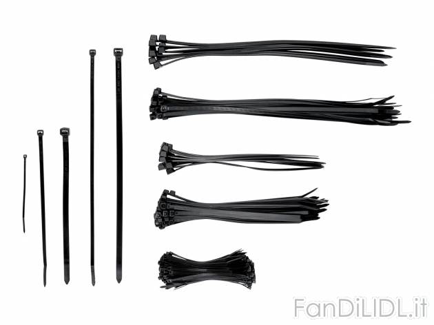 Set fascette fermacavo Parkside, prezzo 2.49 &#8364; 
251 pezzi 
- In diverse ...