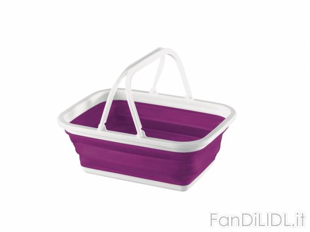 Cesto o secchio pieghevole , prezzo 6.99 &#8364; per Alla confezione 
- Richiudibile ...