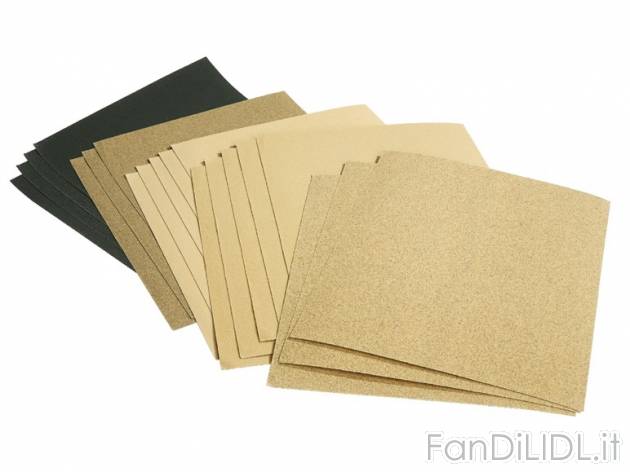 Set carta abrasiva, 20 pezzi Powerfix, prezzo 1,99 &#8364; per Al set 
- Per ...