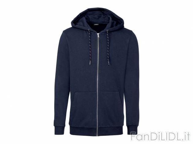 Felpa da uomo Livergy, prezzo 11.99 &#8364; 
Misure: S-L
Taglie disponibili

Caratteristiche

- ...