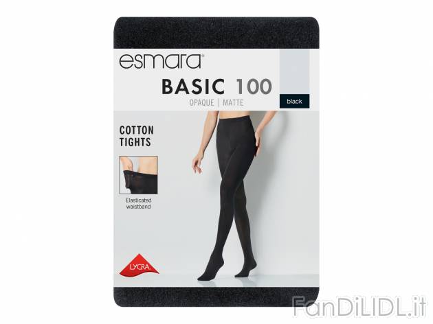 Collant da donna 100 DEN Esmara, prezzo 4.99 &#8364; 
Misure: S-L
Taglie disponibili

Caratteristiche
 ...