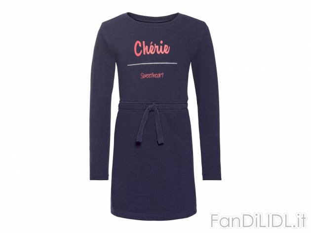 Vestito in felpa da bambina Pepperts, prezzo 7.99 &#8364; 
Misure: 6-14 anni ...