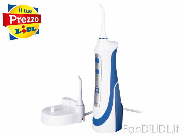 Idropulsore ricaricabile Nevadent, prezzo 14.99 &#8364; 
- Intensit&agrave; ...