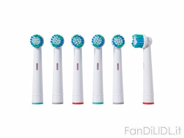 Testine di ricambio per spazzolino elettrico Nevadent, prezzo 4.99 &#8364; 
6 ...