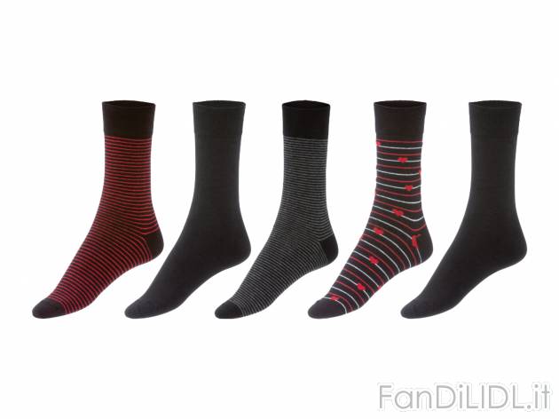 Calze da uomo Livergy, prezzo 4.99 &#8364; 
5 paia - Misure: 39-46
Taglie disponibili

Caratteristiche

- ...